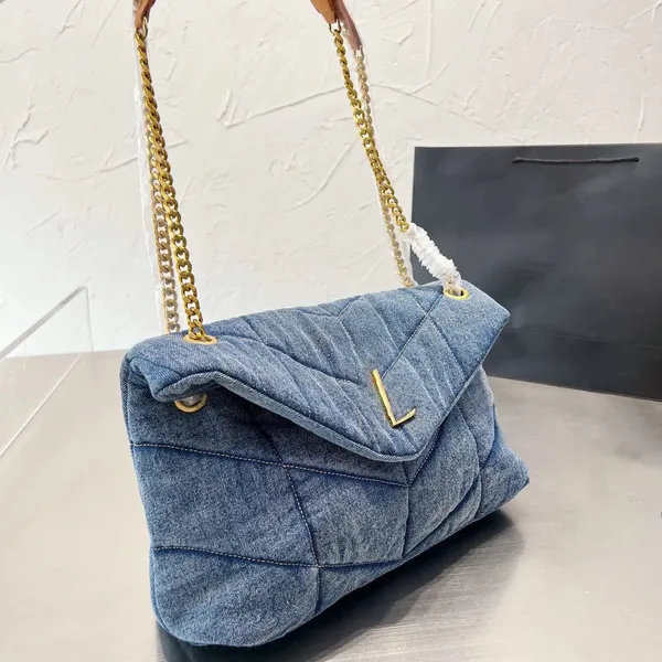 Designer de luxe sacs femmes sac à main sacs à bandoulière sac à bandoulière avec petit sac à main classique mode denim toile tissé carré oreiller sacs cadeau de Noël