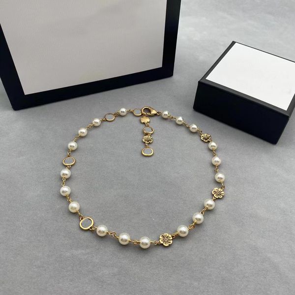 Colliers de perles de créateurs de luxe pour bijoux de fête pour femmes