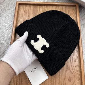 Designer de luxo gorro ventilar chapéu de malha bordado quente tendência clássica outono inverno elegância temperamento versátil presente de moda casual G23122714PE-3