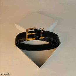 Cinturón de diseñador de lujo para mujeres Ceinture Luxe Width Width 3cm Men Diseñadores Cinturones Hebilla de bronce Plata Cintura para mujer Cinta
