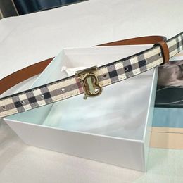Luxury Designer Belt for Women Genuine Leather Cowhide Width 2.3cm Men Designe Belts Gold Buckle Silver Buckle Women Belt Strap with Box
