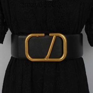 Ceinture de créateur de luxe Ceintures de mode pour femmes Femme 7 cm de large Boucle en métal en cuir noir Véritable belle 7 couleurs Optiona 95-125 cm avec boîte en gros UNZC