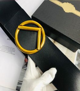 Ceintures de créateurs de luxe ceinture extra large de 7 cm pour femmes designer classique couleur unie lettres d'or trois types de boucle hommes039s wid3741520