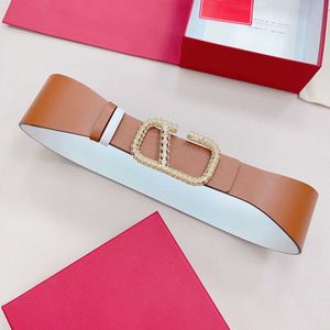 Ceintures de créateurs de luxe pour femmes en cuir véritable ceinture de mode en or de boucle de boucle Veille Ve femme costume de robe ceinture