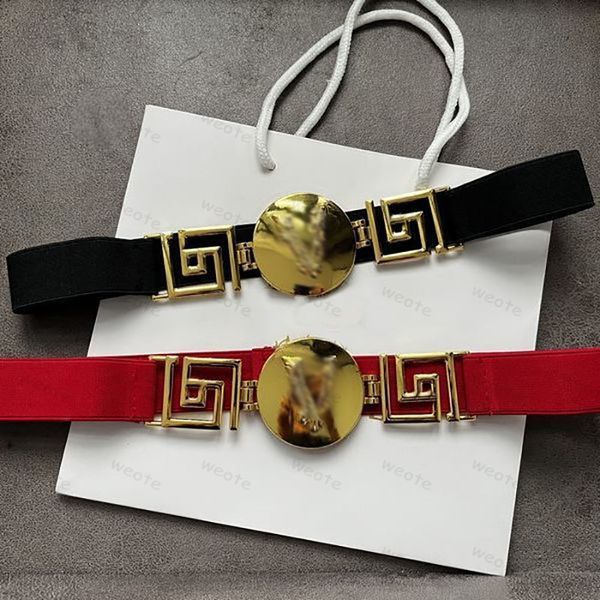 Diseñador de mujeres Cinturones de cuero Cinturón de corsé Cinturón de rejilla G Perla Diamante Letra cinturón elástico Cintura Ceinture Suéter Vestido Abrigo de cintura G-5