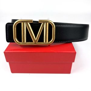 Cinturón de diseñador de lujo para hombre Cinturones de mujer Letra Casual Hebilla lisa Ancho 3.8 cm Altamente calidad