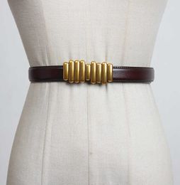 Designer de luxe ceintures jupe courte pull robe taille haut costume hommes et femmes décontracté rétro Denim jupe mode mince ceinture