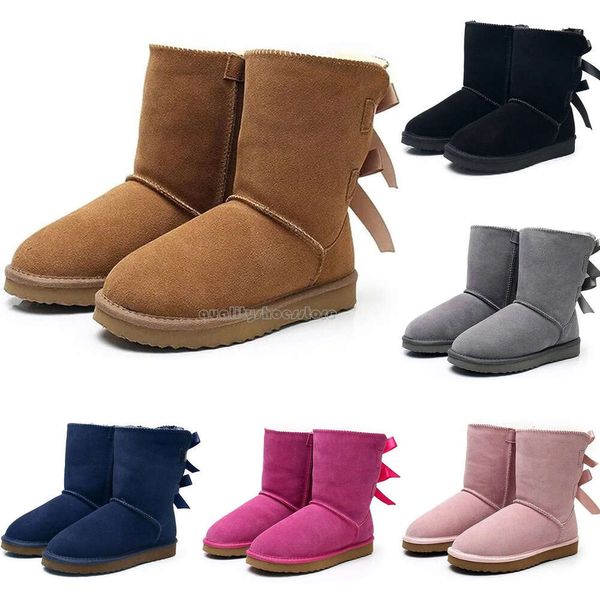 Bottes de créateurs de luxe Australie Sboot Pantoufles Tasman Tazz Femmes Plate-forme Bottines d'hiver Bottines de neige classiques Chesut Uggskid Mini Boot chaussures