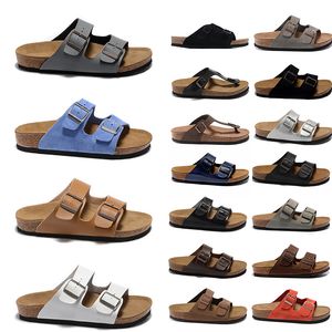 Luxe Designer Boston Klompen sandalen Slippers Platform heren vrouwen klomp leer vilt sliders gesp riem platte birkens voorraden birkin Eur 45 slippers