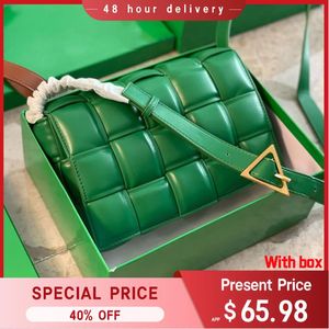Designer de luxe sacs femmes sac à main sacs à bandoulière sac à bandoulière classique mode en cuir chaîne épaisse tressé carré oreiller sacs cadeau de Noël avec boîte