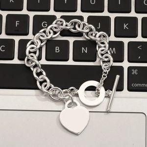 Bracelet de concepteur de luxe 100% 925 STERLING Classic Classic Key Heart Bracelet Gift Bracelet Bracelet Bracelet de mariage exquis Gift