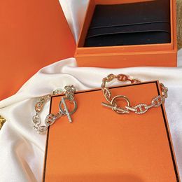 luxe designer armband voor damesmode premium volledige diamanten armbanden heren premium temperament armband Hoge kwaliteit klassieke sieraden Memorial Day Gift