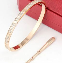 Luxe Designer Armband Goud Plus Armband Tai Staal Mode Schroevendraaier Tien Diamanten Roestvrij Stalen Armband Bruiloft Merk Sieraden Meisje Gift