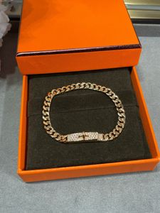 Bracelet de luxe en titane et or pour hommes et femmes, chaîne classique, plaqué or 18 carats, bijoux, cadeau de fête de mariage