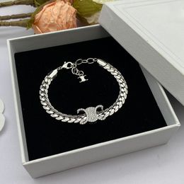 Bracelets de créateurs de luxe avec diamants bracelets de lettres classiques bracelets de qualité de mode bijoux en cadeau