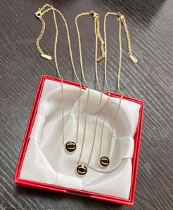 Luxe designer merk dubbele brief hanger kettingen ketting 18k goud vergulde crysatl strass trui newklace voor bruiloftsfeestje Joodlry accessoires