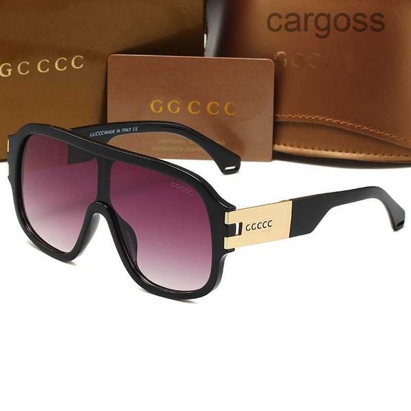 Diseñador de lujo Marca Moda Redonda Ggities Gafas de sol Gafas Gafas de sol Marco de metal negro Lentes de vidrio oscuro de 50 mm para hombre para mujer con caja 1409 FCB0 MPG6 TQ1E