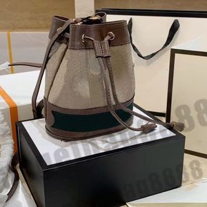 Luxe designer merk mode schouder emmer tassen handtassen dames ketting brief telefoon tas trekstring tas klassieke portemonnee kruis lichaam metalen bakken