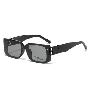 Luxe designermerk mode kleine vierkante zonnebril voor dames heren Vintage rechthoekige B-zonnebril Retro BB-zonnebril UV400-bescherming Rijbril