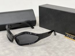 Luxus-Designermarke, oval, klassisch, polarisierte Sonnenbrille für Damen und Herren, Vintage-Stil, UV400-Linse, rechteckige Sonnenbrille, UV-Schutz, case6014