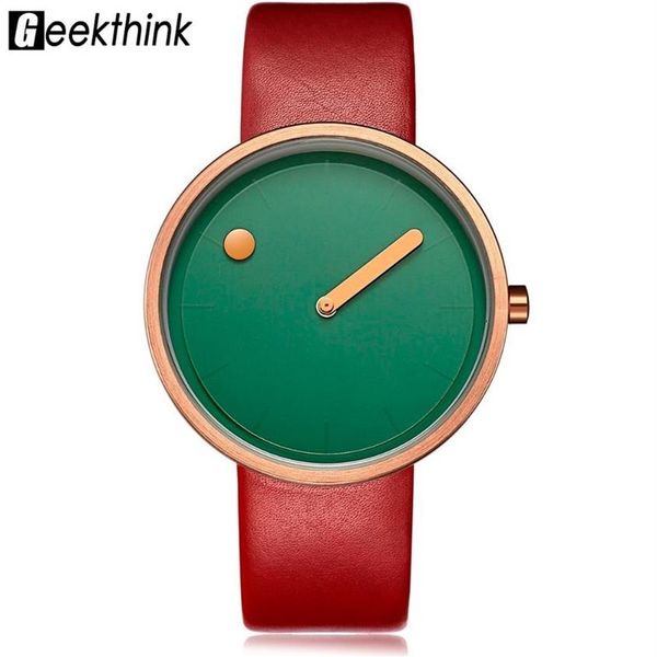 Reloj de cuarzo de marca de diseñador de lujo para mujer, reloj de pulsera sencillo informal de cuero para mujer, reloj para niña, regalo creativo para mujer, reloj SH1907303307