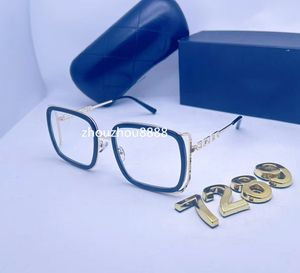 Luxe designer merk retro oversized vierkante gepolariseerde zonnebrillen voor vrouwelijke mannen vintage tinten UV400 klassieke grote metalen frame zonnebrillen 7289