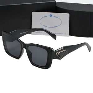 Luxe Designer Merk Zonnebrillen Designer Zonnebrillen Hoge kwaliteit lenzenvloeistof nieuwe Dames Heren Bril Dames Zonneglas UV400 lens Unisex 08 groothandelsprijs 9 kleuren