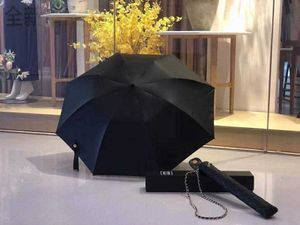 luxe designer merk paraplu lederen beschermende ketting tas regenwiel 6qsu