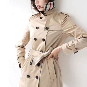 Brand de luxe Brand Trench Cods Coats Brillbreaker England Trench Spring Coat Double Poitment Tempérament Femmes Extérieur
