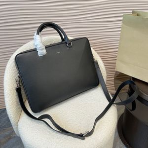 Maletín de diseño de lujo, bolso de negocios elegante y versátil para hombres, bolso bandolera de viaje, bolso cruzado informal, bolso para computadora portátil, maletín para documentos, bolso