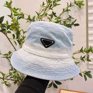 Sombrero de cubo de diseñador de lujo, gorra de mezclilla de viaje al aire libre de alta calidad, estilo de moda informal bueno