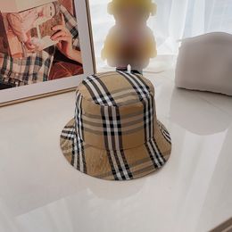 Luxe designer bucket hat heren en dames bucket hat klassieke streepstijl outdoor reiszonnescherm sociaal feest van toepassing