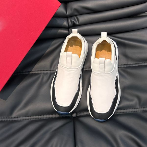 Chaussures de sport de créateurs de luxe Joker marque de mode lumière américaine de luxe Ferr nouvelle marée chaussures pour hommes exécutant une pédale de baskets respirantes.