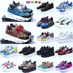 Luxe designer casual schoenen Topkwaliteit Chain Reaction Wild Jewels Chain Link Trainer Loopschoenen Sneakers EUR 36-46