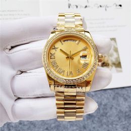 Luxury Designer Classic Fashion Automaticdi Amond Watch Size 36 mm Sapphire Glass A Ladies Favorite Christmas Gift 220Q