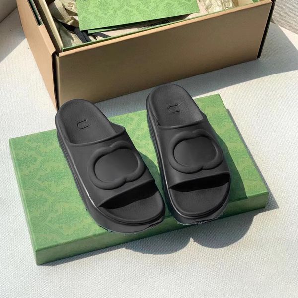 Chaussure de plate-forme Slipper Mule Mode Sandale Sliders Toile Designer de luxe Nouvelle sandale brodée avec boîte Taille 35-46 Voyage Plage Hommes Femmes Chaussures Casual Slide Summer