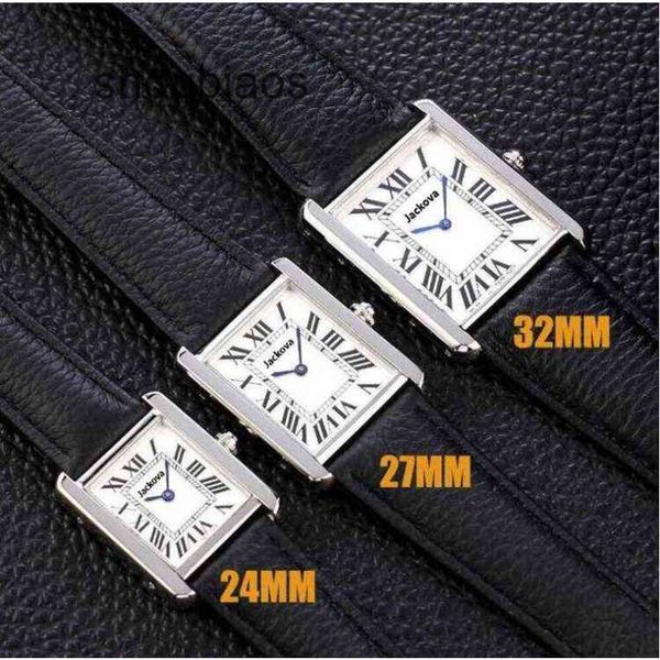 Designer de luxe Classic Dames Wrist Wrists Watchs Sport Wistres Cart Wrist Watch Femmes Tank Casual Or Or 32 mm 27 mm 24 mm en cuir réel Montres Ultra Thin 8014 poignets Q V83P