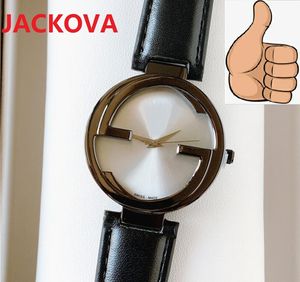 Diseñador de lujo Batería de cuarzo clásico Reloj de moda 38 mm Cristal de zafiro Impermeable Fecha automática Hombres Mujeres Conjunto de cuero Reloj de pulsera sinfín Parejas Regalos de Navidad