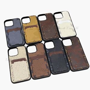 Étuis de téléphone antichoc classiques de luxe pour iPhone 15 Pro Max 14Plus 13Promax Mode PU Cuir iPhone 13Pro 12 mini 11 Xsmax XR 6 7 8PLUS SE2 Étui de couverture antichoc