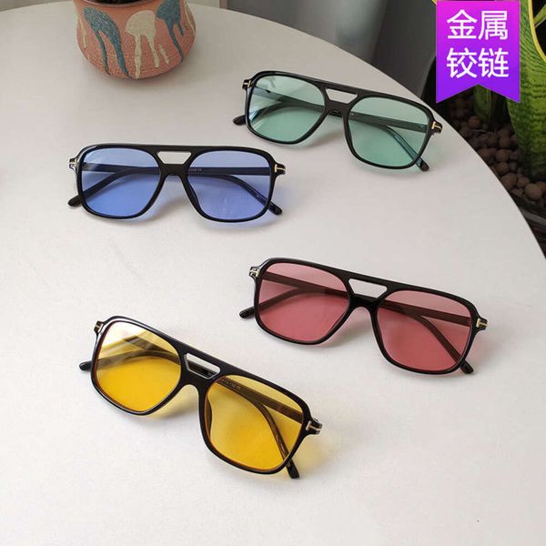 Lunettes de soleil classiques de luxe de styliste, nouvelles lunettes de soleil pour femmes, 23 pouces, double faisceau, tendance carrée UV 400, extérieur décontracté, cent lunettes