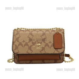 Coachswouler tas Designer Coache bank handtassen okselzak print licht luxe luxe een schouder retro schuine cross -letter kruistas