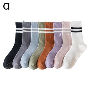 Mujeres Pilates Calcetines de yoga que no son deslizantes Fitness Intervelandio Fitness Dance Middle Tube Socks Sports Fitness