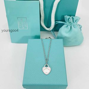 Luxe designer paar 19mm hart ketting dames roestvrij staal mode hangerse sieraden op de nek valentijnsdag cadeau voor vriendin accessoires die