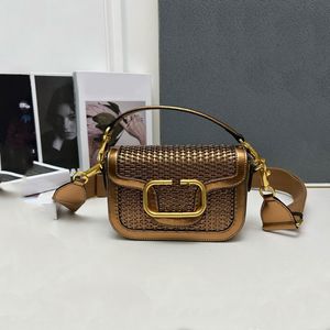 Bolso cruzado de diseñador de lujo, bolso tejido hecho a mano para mujer, bolso de un solo hombro, bolso de sillín, bolso cruzado de cuero genuino con clavos de sauce, bolso de noche de San Valentín