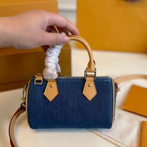 Designer de luxe Denim Sac Femme Sac à bandoulière Femelle Courette en cuir Pochette Handbag Classic Mini Bourses de haute qualité Famous Brand Tote Crossbody Racs Wallet