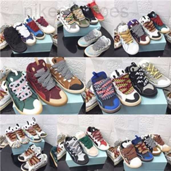 Diseñador de lujo Zapatos deportivos Dexun zapatos pintados para amantes famosos primavera y otoño nuevo estilo para hombres y mujeres zapatos casuales de pan con suela gruesa