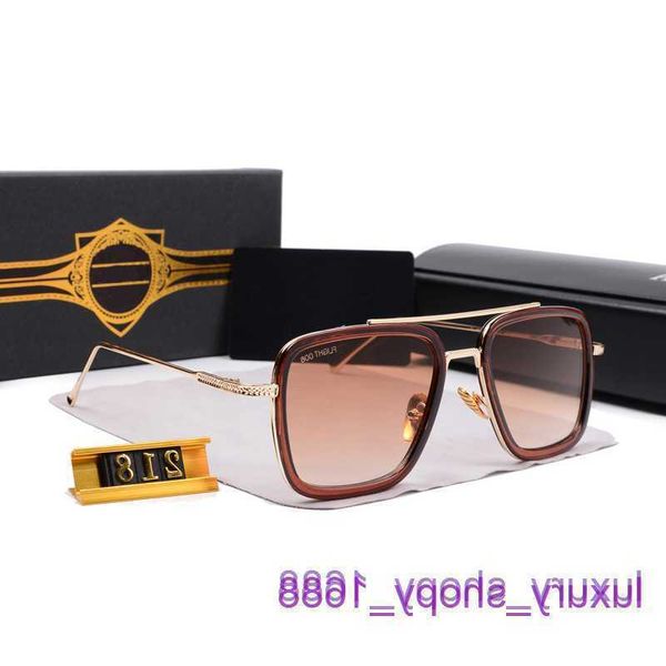 Lunettes de soleil Dita de luxe à vendre dans la boutique en ligne pour femmes, lunettes de soleil carrées pour hommes et 218 FLIGHT 006 avec boîte Gigt 2TI7