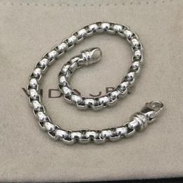 Diseñador de lujo DY 5 mm Caja Pulseras de cadena en plata de ley cadera joyería caliente fiesta boda hombres mujeres regalo al por mayor