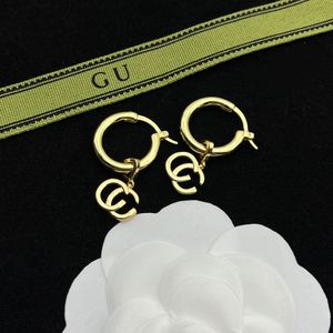 Luxe Designer Oorbellen Mode Letters Gouden Oorbellen Koppels Verjaardag Bruiloft Verlovingsgeschenken