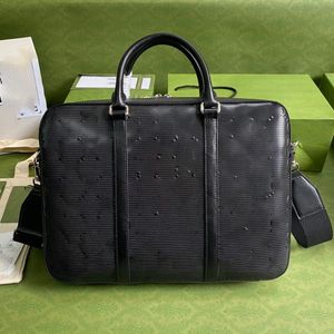 Luxe designer draagtas met reliëf voor heren, zakelijke aktetas, leren schoudertas, reistas, reistas, damestas, laptoptas, crossbodytas met grote capaciteit